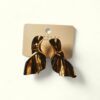 Golden Ribbon Twist Earring - Gold